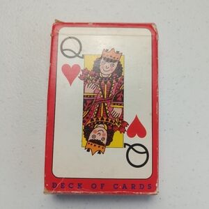 VTG‎ Workman Publishing Kids Deck of Playing Cards Large Size Oversize 3 1/4x5"